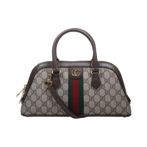 Elegante Ophidia Handtas in Staal Gucci , Beige , Dames