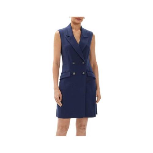 Blauwe Elegante Jurk met Sweetheart Halslijn Guess , Blue , Dames