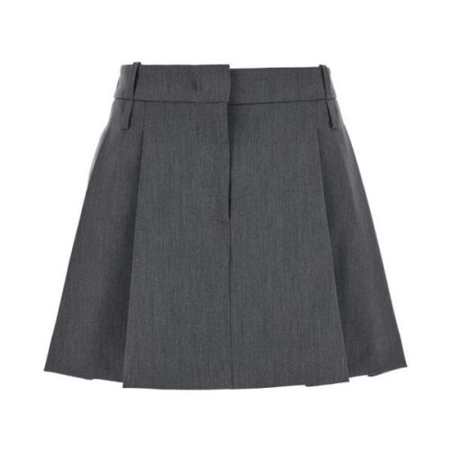 Grijze Vloeiende Rok Pinko , Gray , Dames