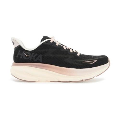 Clifton 9 Sneakers Hoka One One , Black , Dames