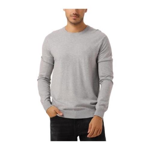 Grijze Viscose Crewneck Pullover Sweater Scotch & Soda , Gray , Heren