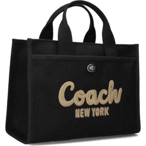 Zwarte Cargo Tote Handtas Coach , Black , Dames