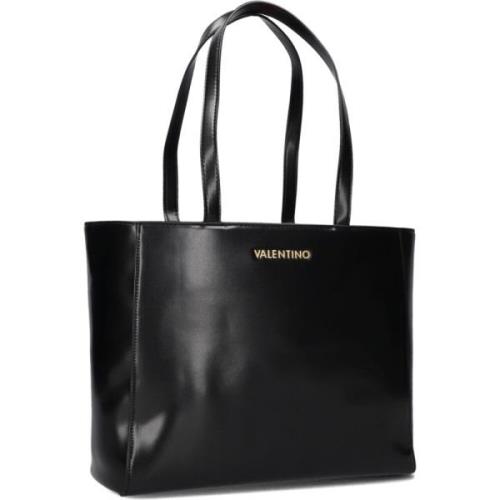 Zwarte Shopper Tas voor Stijlvolle Vrouwen Valentino by Mario Valentin...