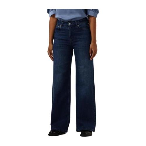 Carla Denim Broek Neo Noir , Blue , Dames