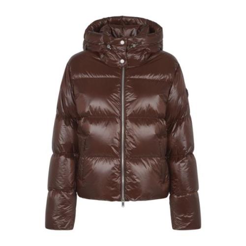 Moonstone Jas voor Stijlvolle Winterlook Moose Knuckles , Brown , Dame...