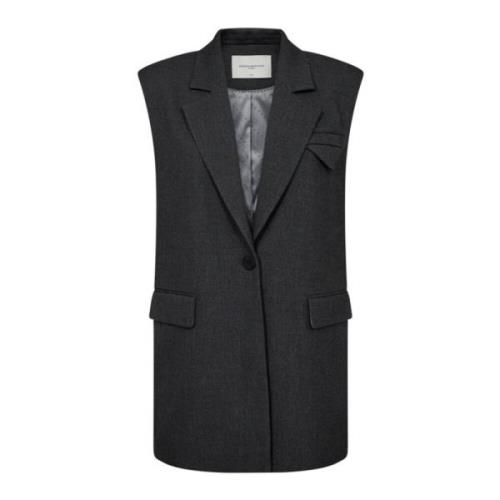 Tailor Vest Grijs Mel Copenhagen Muse , Gray , Dames