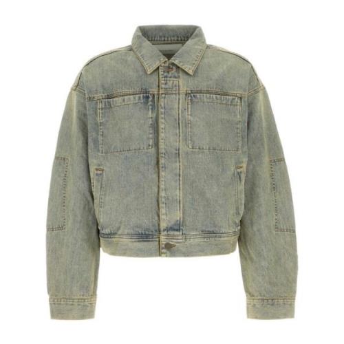 Zand Denim Jack Entire Studios , Beige , Heren