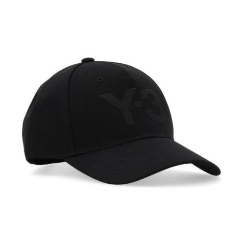 Zwart Logo Cap Jn8678 Y-3 , Black , Heren