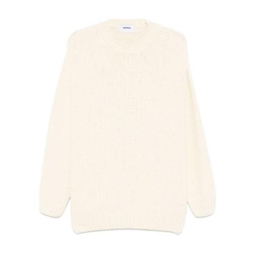 Ivoor Gebreide Crew Neck Sweater Bonsai , Beige , Heren