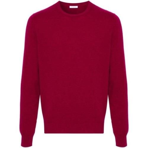 Rode Cashmere Gebreide Trui Malo , Red , Heren