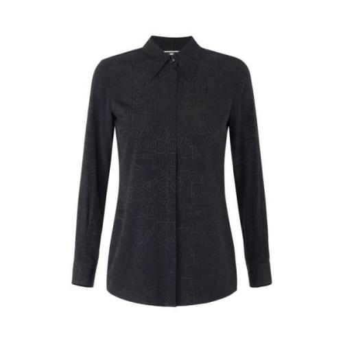 Zwarte Elegante Blouse met Verfijnd Ontwerp Elisabetta Franchi , Black...