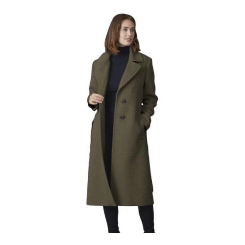 Elegante Vrouwelijke Jas Kylie Modern Fit Junge , Green , Dames