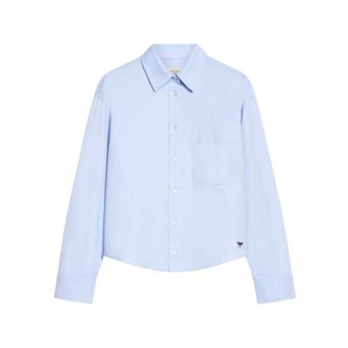 Klassieke Oxford Katoenen Overhemd Max Mara Weekend , Blue , Dames