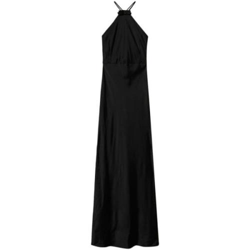 Zwarte Elegante Jurk Dameskleding Twinset , Black , Dames