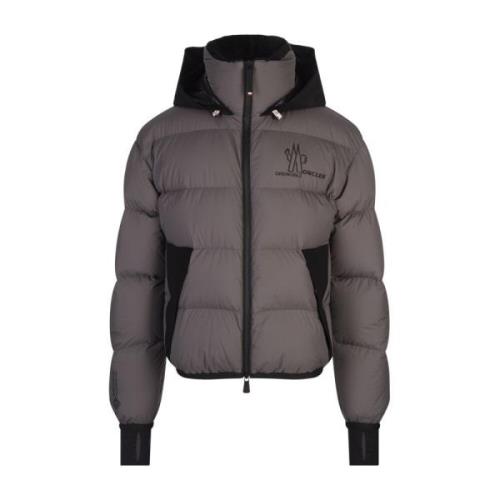 Grijze Marcassin Donsjas Moncler , Gray , Heren