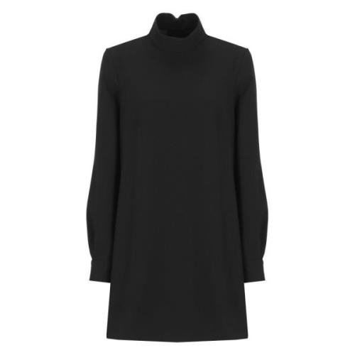 Zwarte jurk met hoge hals Pinko , Black , Dames