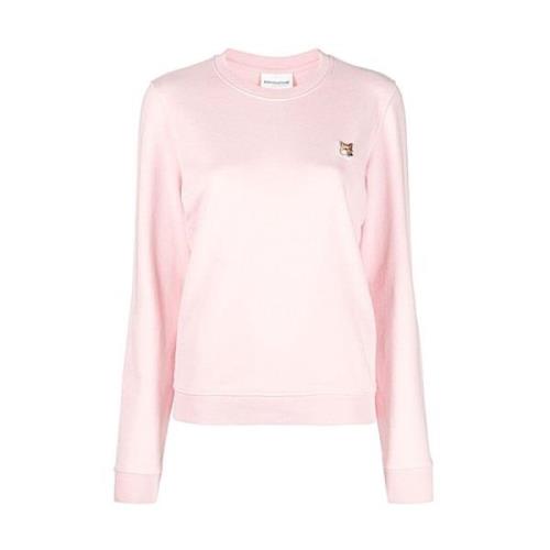 Stijlvolle Sweatshirt voor Mannen Maison Kitsuné , Pink , Dames