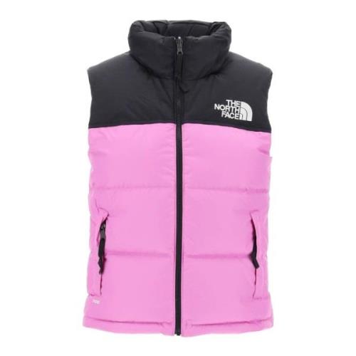 Retro Nuptse Donsvest The North Face , Multicolor , Dames