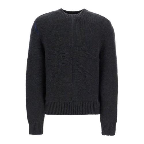 Kasjmier EKD Design Crew Neck Sweater Burberry , Gray , Heren