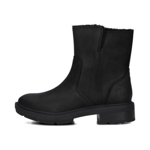 Zwarte Suède Enkellaarzen voor Vrouwen Timberland , Black , Dames