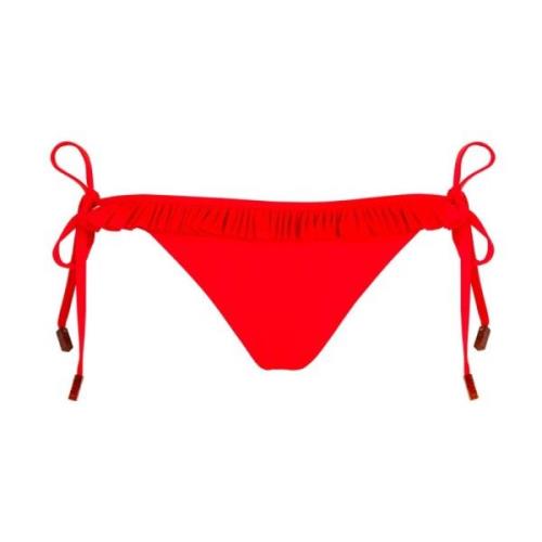 Solide Mini Bikini Broekje met Zijbanden voor Dames Vilebrequin , Red ...