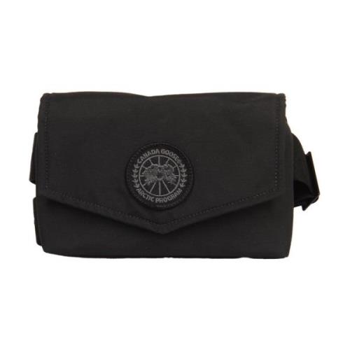 Zwarte Mini Waistpack Tassen Canada Goose , Black , Heren