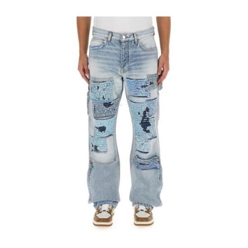 Klassieke Carpenter Jeans Regular Fit 100% Katoen Amiri , Blue , Heren