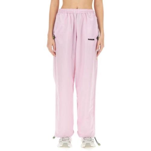 Logo Joggingbroek Regular Fit Nylon Barrow , Pink , Unisex