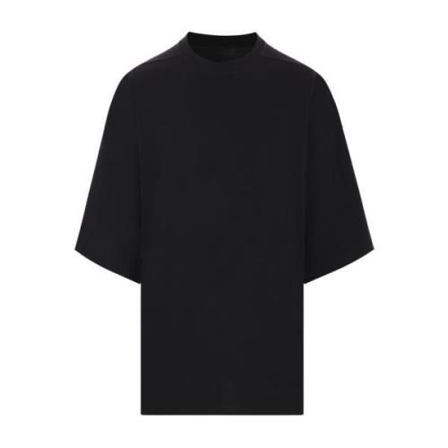 Zwarte Oversize T-shirt en Polo Rick Owens , Black , Heren