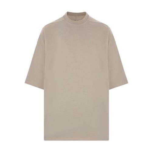 Beige Katoenen Oversize T-shirt Rick Owens , Beige , Heren