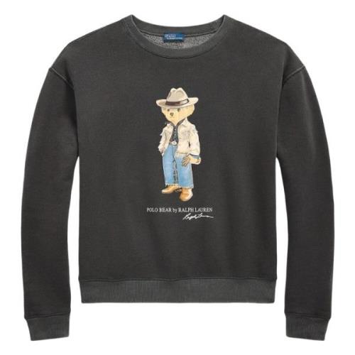 Polo Bear Fleece Crewneck Sweater Polo Ralph Lauren , Gray , Dames