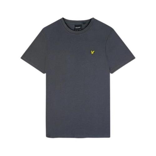 Katoenen ronde hals t-shirt Lyle & Scott , Gray , Heren