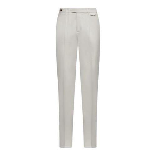 Ivoor Broek voor Stijlvolle Look Brunello Cucinelli , Beige , Heren