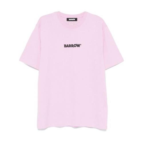 Roze Lavendel Jersey T-Shirt Barrow , Pink , Heren