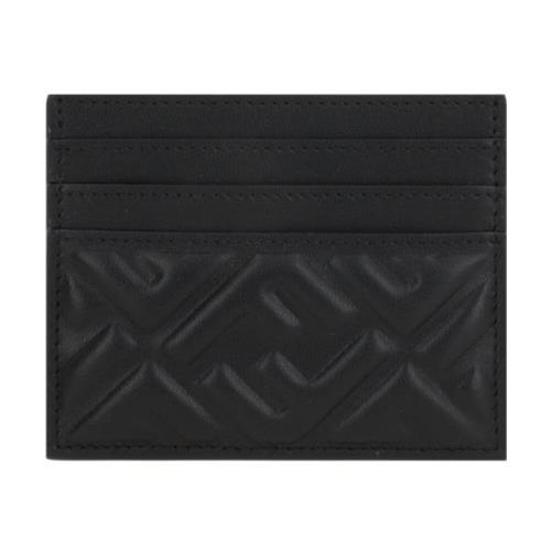 Zwarte Portemonnees voor Mannen Fendi , Black , Dames