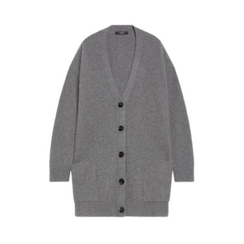 Wollen Vest met Zakken Max Mara Weekend , Gray , Dames