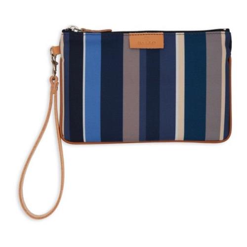 Moderne uniseks tas in blauw met veelkleurige strepen Gallo , Multicol...