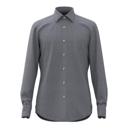 Blauw Shirt P-Hank-Kent Stijl Hugo Boss , Blue , Heren