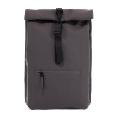 Waterafstotende Rolltop Rugzak Rains , Gray , Heren