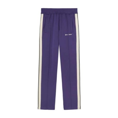 Logo Track Pants Klassieke Stijl Palm Angels , Blue , Heren