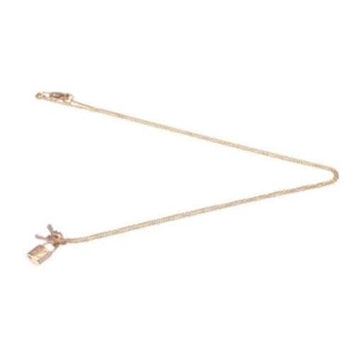 Pre-owned Rose Gold necklaces Louis Vuitton Vintage , Yellow , Dames