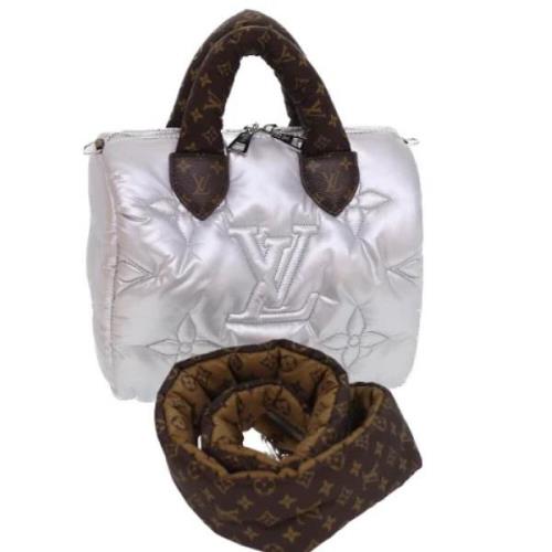 Pre-owned Fabric handbags Louis Vuitton Vintage , Gray , Dames