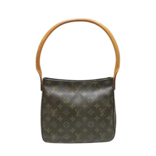 Pre-owned Canvas handbags Louis Vuitton Vintage , Brown , Dames