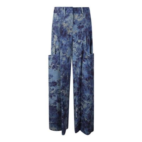 Ryan Pant, Stijlvolle Broek voor Mannen Jejia , Blue , Dames