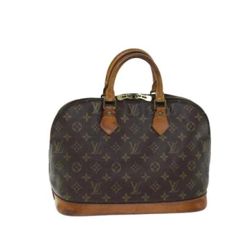 Pre-owned Canvas handbags Louis Vuitton Vintage , Brown , Dames