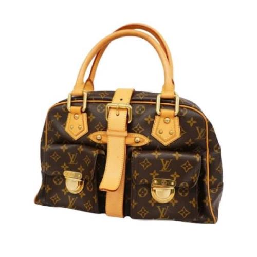 Pre-owned Canvas louis-vuitton-bags Louis Vuitton Vintage , Brown , Da...