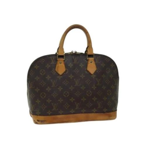 Pre-owned Canvas handbags Louis Vuitton Vintage , Brown , Dames