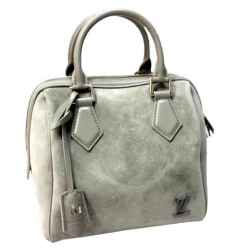 Pre-owned Leather handbags Louis Vuitton Vintage , Gray , Dames