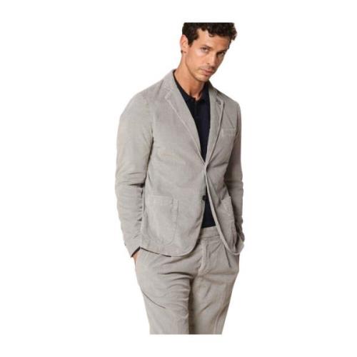 Fluwelen blazer met 500 strepen Mason's , Gray , Heren