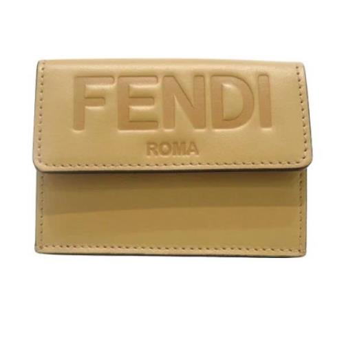 Pre-owned Leather wallets Fendi Vintage , Brown , Dames